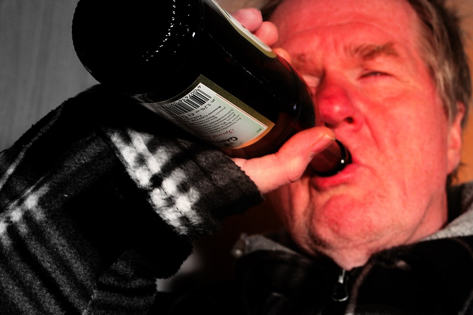 drinking alcohol
