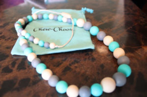 Mum and baby teething necklace