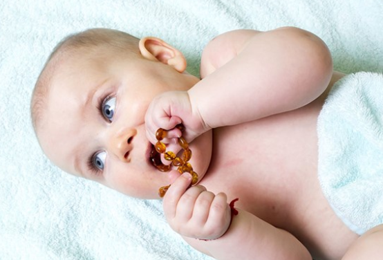 Baby, chewing
