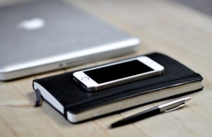 phone and laptop